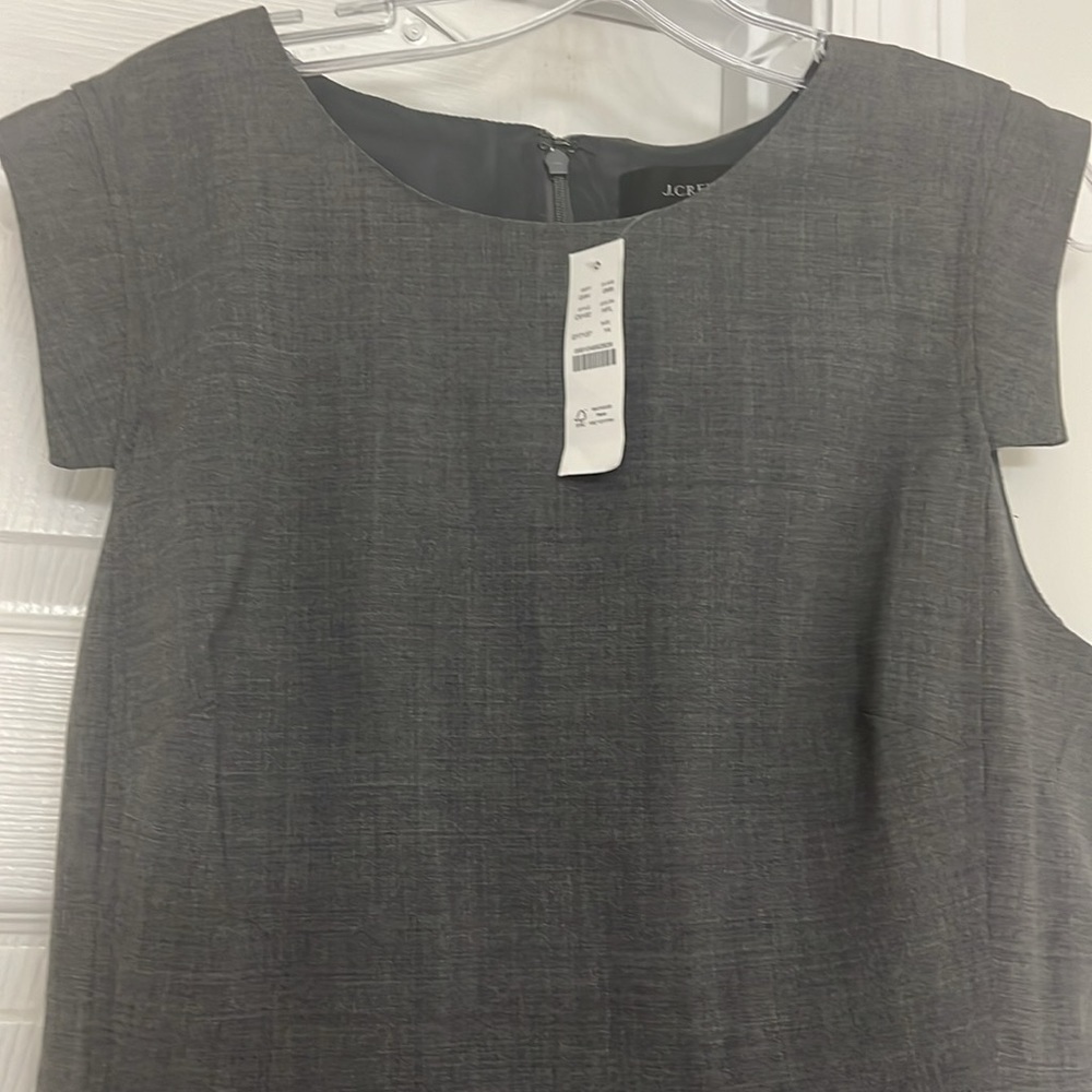 Jcrew resume dress, charcoal, NWT, size 14 - Picture 10 of 10